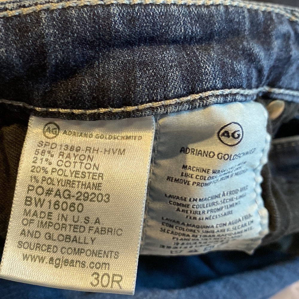 Adriano Goldschmied “The Legging ankle” super skinny jeans size 30 - Picture 5 of 6